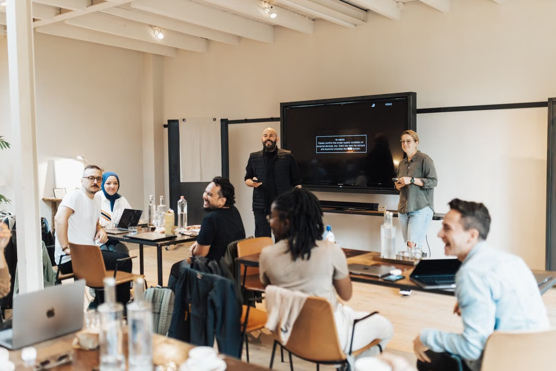 A partner-led working group in session